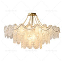 GobekUsa Cream Wind Crystal Chandelier - Elegant French Design for Luxury Living Spaces