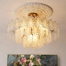 GobekUsa Cream Wind Crystal Chandelier - Elegant French Design for Luxury Living Spaces