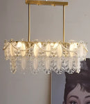 GobekUsa Cream Wind Crystal Chandelier - Elegant French Design for Luxury Living Spaces
