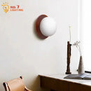 GobekUsa Cream Wind Dumplings LED Wall Light for Home Decor