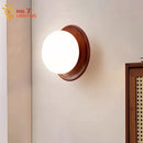 GobekUsa Cream Wind Dumplings LED Wall Light for Home Decor