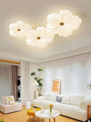 GobekUsa Cream Wind Eye Protection Ceiling Light for Living Room and Bedroom