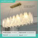 GobekUsa Cream Wind LED Chandelier for Master Bedroom, Living Room & Children's Room