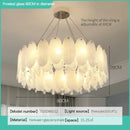 GobekUsa Cream Wind LED Chandelier for Master Bedroom, Living Room & Children's Room