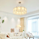 GobekUsa Cream Wind LED Chandelier for Master Bedroom, Living Room & Children's Room