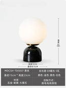 GobekUsa Cream Wind Marble Table Lamp LED G9 Simple Designer Desk Light