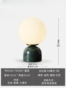 GobekUsa Cream Wind Marble Table Lamp LED G9 Simple Designer Desk Light