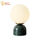 GobekUsa Cream Wind Marble Table Lamp LED G9 Simple Designer Desk Light