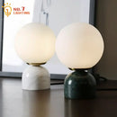 GobekUsa Cream Wind Marble Table Lamp LED G9 Simple Designer Desk Light