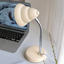 GobekUsa Creamy Style Screw Decoration Desk Lamp for Reading and Studying