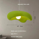 GobekUsa Creamy Style Pendant Light | Resin Dining Room LED Island Lamp