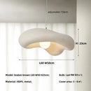 GobekUsa Creamy Style Pendant Light | Resin Dining Room LED Island Lamp
