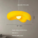 GobekUsa Creamy Style Resin Pendant Light, G9 LED, Dining Room & Kitchen Island Decor