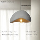 GobekUsa Creamy Style Wabi Sabi Chandelier Stairs Nordic Led Pendant Lights
