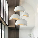 GobekUsa Creamy Style Wabi Sabi Chandelier Stairs Nordic Led Pendant Lights