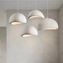 GobekUsa Creamy Style Wabi Sabi Chandelier Stairs Nordic Led Pendant Lights