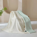 GobekUsa Ice Cream Silk Quilt for Cool Summer Comfort, Single/Double Air Conditioning Blanket