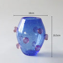 GobekUsa Creative Bubble Glass Vase Hydroponics Desk Decoration Artificial Flowers Room Decor