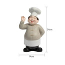 GobekUsa Creative Chef Wine Rack Sculpture Cup Holder Wine Cabinet Bar Accessories