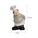 GobekUsa Creative Chef Wine Rack Sculpture Cup Holder Wine Cabinet Bar Accessories