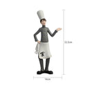 GobekUsa Creative Chef Wine Rack Sculpture Cup Holder Wine Cabinet Bar Accessories