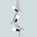 GobekUsa Iron Man Chandelier: Modern Creative Art Climber for Aisle, Corridor, Children's Room, Bedroom
