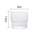 Creative glass coffee smoothie cup kitchen heat resistant drinkware by Decorbites