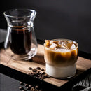 Creative glass coffee smoothie cup kitchen heat resistant drinkware by Decorbites