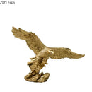 GobekUsa Flying Eagle Resin Desk Decoration - Creative Sculpture for Room Aesthetic