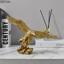 GobekUsa Flying Eagle Resin Desk Decoration - Creative Sculpture for Room Aesthetic