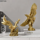 GobekUsa Flying Eagle Resin Desk Decoration - Creative Sculpture for Room Aesthetic
