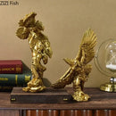 GobekUsa Flying Eagle Resin Desk Decoration - Creative Sculpture for Room Aesthetic