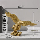 GobekUsa Flying Eagle Resin Desk Decoration - Creative Sculpture for Room Aesthetic