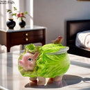 GobekUsa Cabbage Pig Ashtray: Creative Home & Office Smoking Accessory