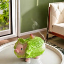 GobekUsa Cabbage Pig Ashtray: Creative Home & Office Smoking Accessory