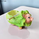 GobekUsa Cabbage Pig Ashtray: Creative Home & Office Smoking Accessory