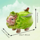 GobekUsa Cabbage Pig Ashtray: Creative Home & Office Smoking Accessory