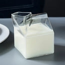 Creative milk box glass cup kitchen drinkware set of 2 by Decorbites