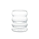 Creative styling glass drinkware segmented tumbler for dining room by Decorbites