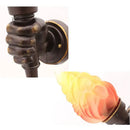GobekUsa Creative Torch Hand Wall Lamp Outdoor Light for Garden Porch Living Room