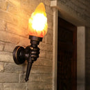GobekUsa Creative Torch Hand Wall Lamp Outdoor Light for Garden Porch Living Room
