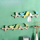 GobekUsa Birds Coat Rack: Creative Wooden Hook Rail for Home Decor