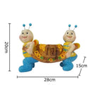 GobekUsa Bee Resin Vase: Creative Cartoon Plant Pot for Cheerful Floral Arrangement