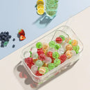 Creative yellow & clear silicone ice mould tray kitchen drink cooler by Decorbites