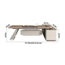 Tiller · Modern Executive L-Shaped Desk by Arc Grove