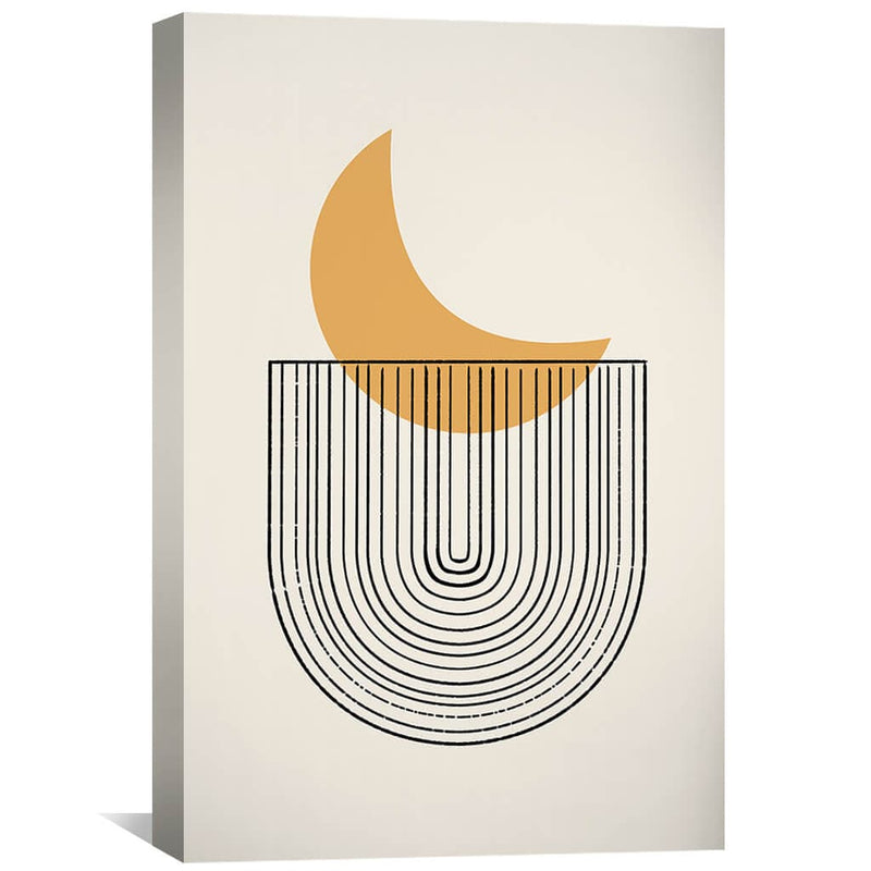 Crescent Moon Canvas