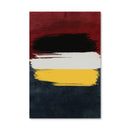 Crimson Expression Canvas