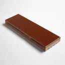 Crimson Leather Subway Glazed Terracotta Tiles 2 1/4x7 9/16