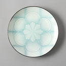 8-Inch Porcelain Shallow Dish – Elegant Round Dinner Plate Collection