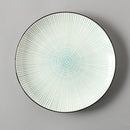 8-Inch Porcelain Shallow Dish – Elegant Round Dinner Plate Collection